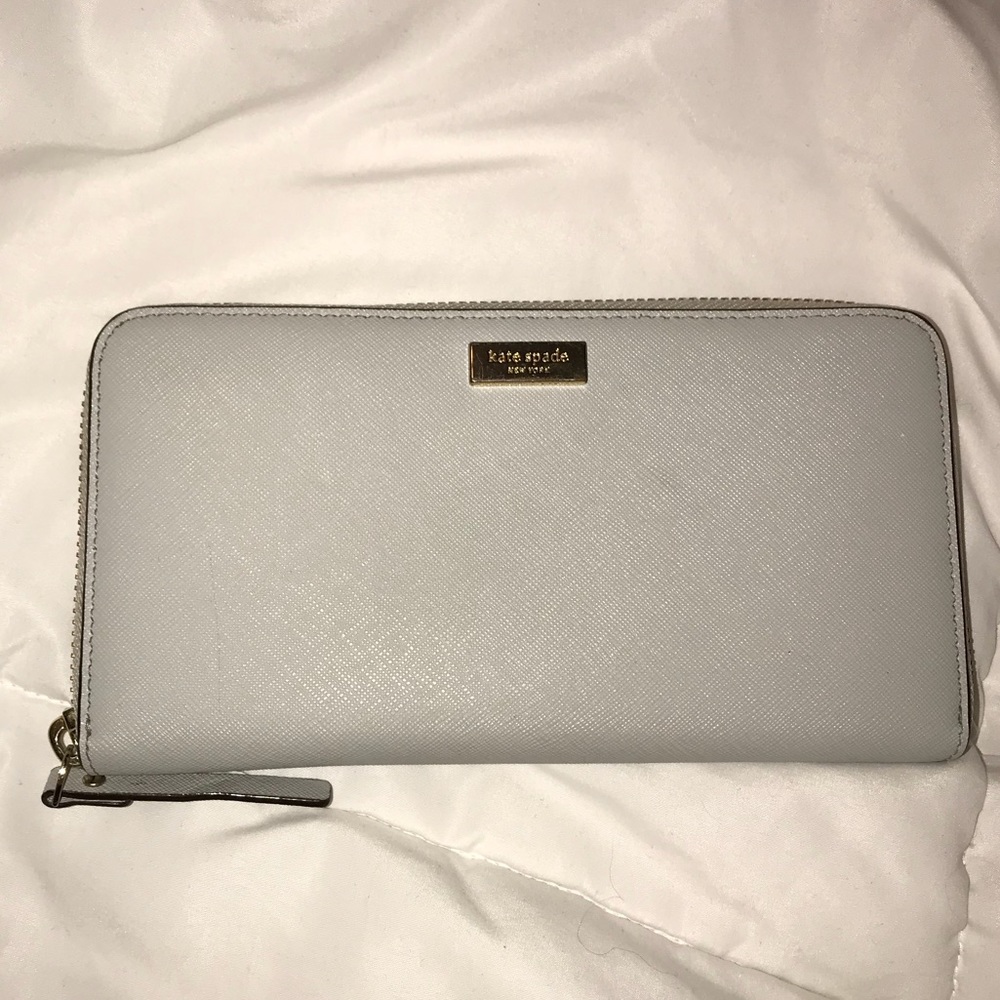 Kate Spade New York Wallet/ Light Blueish Grey